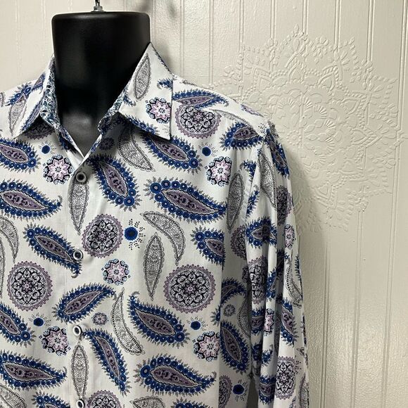 ROBERT GRAHAM Paisley Dress Shirt - Picture 2 of 6